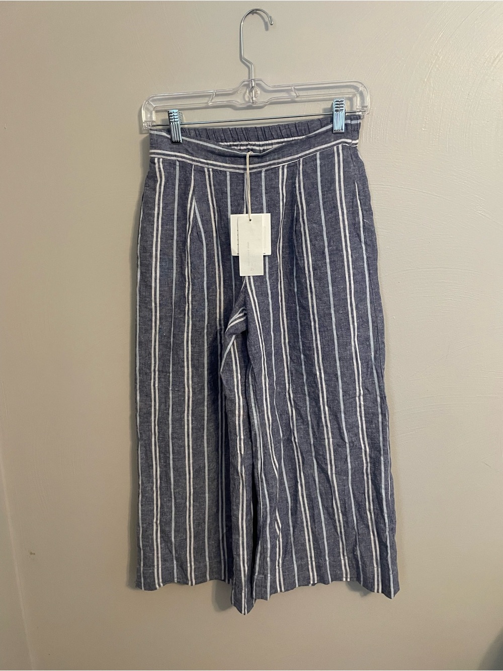 Beach Lunch Lounge Linen Pants/ crop Size XS NWT